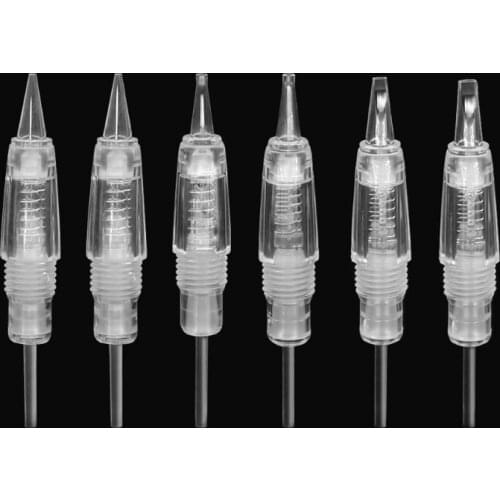 Charmant 1 Makeup Needles Permanent 1R/1P Tattoo Machine Pen Cartridge Needle for Eyebrow Eyeliner Lip 5pcs/Set