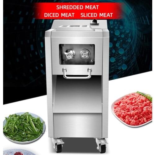 Sliced Meat Cutter Multi-Function Meat Slicer Electric Rapid Cutting Diced Sliced Meat Cutting Machine