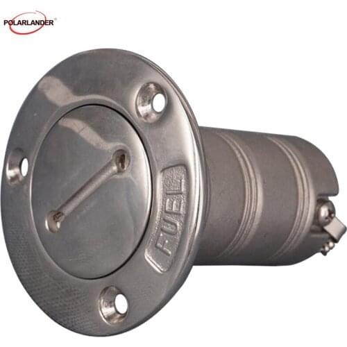 1.5 Inch Marine Fuel Tank Silver Yacht Row Accessories Fuel Tank Filler Rowing Boat Marine Trucks Gas For Fuel 1 Piece