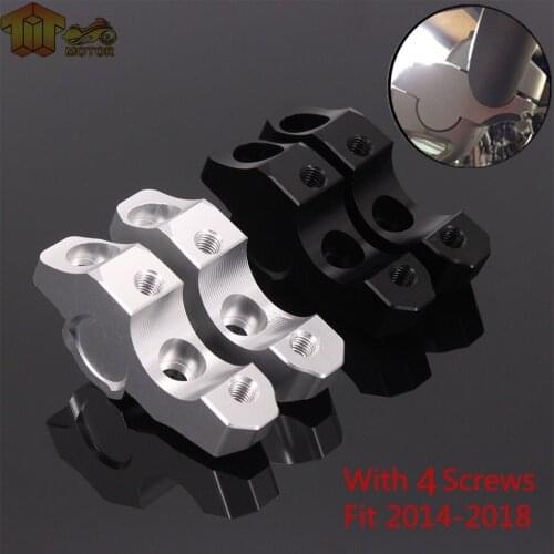 Motorcycle 28mm Black Handle Bar Clamp Raised Extend Handlebar Mount Riser For BMW S1000R S1000 R 2014 2015 2016 2017 2018