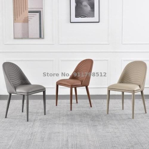 Nordic light luxury dining chair home creative backrest makeup chair designer net red dining chair simple desk chair stool