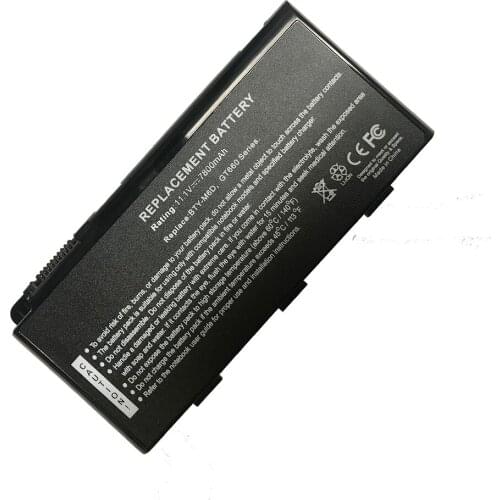 New 9 Cells Laptop Battery BTY-M6D For MSI E6603 Series GT783H GX660 GX660DX GX70H GX780R GT70 GT760 GT60 GX60 GX680 GT663