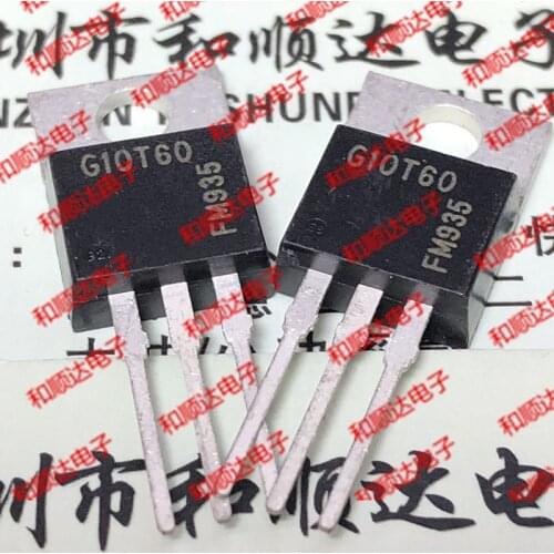 Original New / 5pcs / G10T60 IGP10N60T TO-220 600V 10A