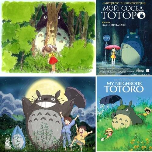 Chinchilla Hayao Miyazaki Poster Clear Image Wall Stickers Home Decoration Good Quality Prints White Coated Paper