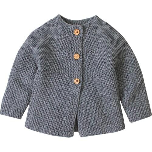 Newborn Baby Knitted Sweater, Long Sleeve Knitted Cardigan Jacket, Fall Winter Toddler Clothes 2021 New Fashion
