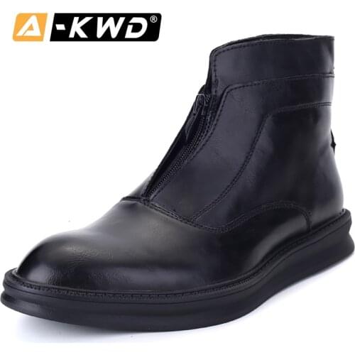 Fashion Black Fur Oxford Dress Shoes Male Laarzen Winter Business Point Footwear Trainers Thick Bottom Elevator Shoes for Men