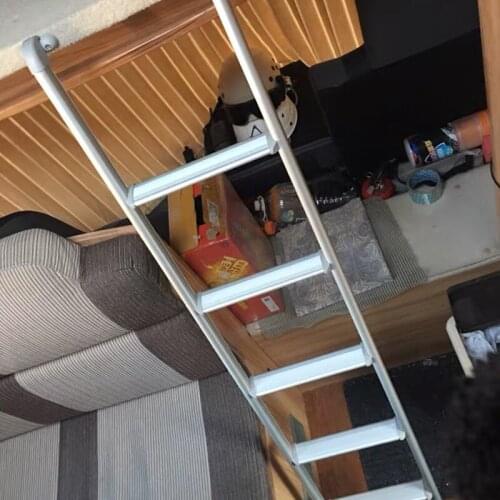 Indoor Ladder Climbing Stairs Small Step Up And Down Bed C-Type RV Supplies Internal Climbing Ladder Trailer Camper Accessories