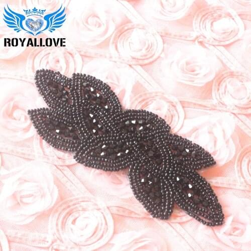 50 pcs Wholesale Rhinestone Black Crystal Rhinestone Trimming For Decoration Wedding Bridal Dress Sewing Crafts High Quality