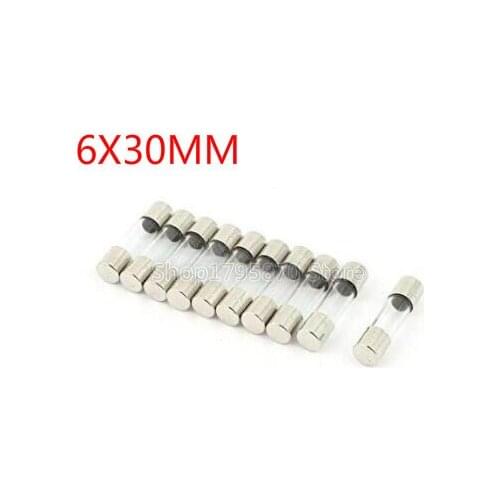 6*30 Fast-blow Glass Fuses Assorted Kit 6*30mm 250V 200MA 250MA 500MA 0.2A/0.25/0.5A/1A/2A/3A/5A/8A/10A/15A/30A AMP Tube Fuses