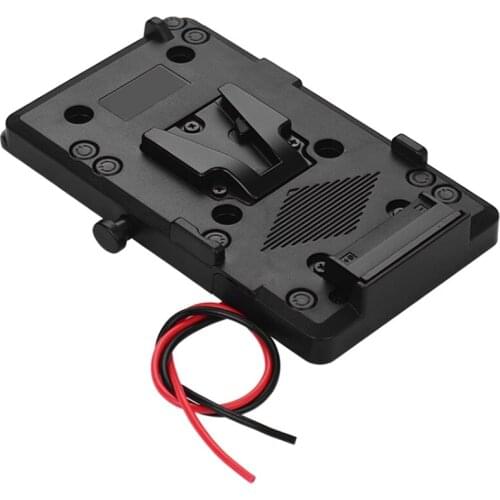Pack Plate Adapter with D-Tap Output for Sony V-Mount V-Lock Battery External for DSLR Camera Camcorder Video Light