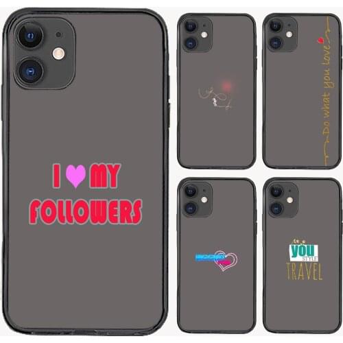 Funny Letter For iPhone 11 Case 6 Mini Pro XS Max X XR 11 8 Plus Luxur Soft TPU Airbag Cover 12Pro 11Pro 12Mini