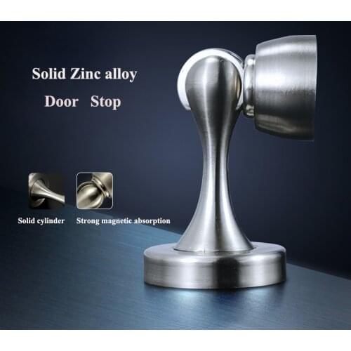 Zinc Door Suction Door Touch Home Door Lock Bathroom Hardware