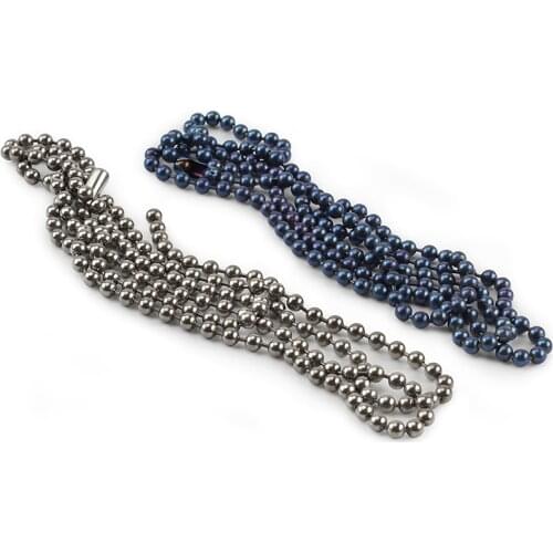 EDC Accessories DIY Bead Chain Titanium Bead Chain Outdoor Light Hypoallergenic
