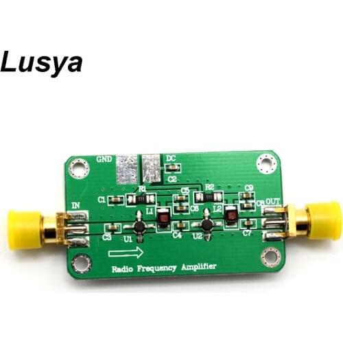 HF VHF UHF FM Ham Radio 1MHz-2000MHz RF Broad Band Amplifiers Low Noise Amplifier 64dB Gain NF: 1.8 LNA Module G2-003