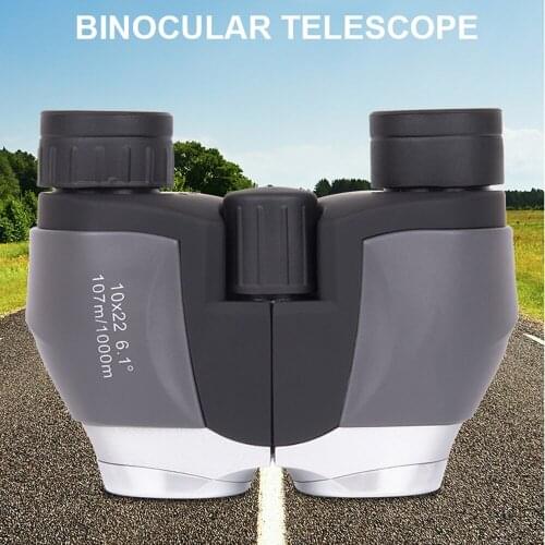 New 10x22 Pocket Mini Monocular Binoculars 1000m Long Range HD Powerful BAK4 Prism Waterproof Telescope Hunting Optical Scope