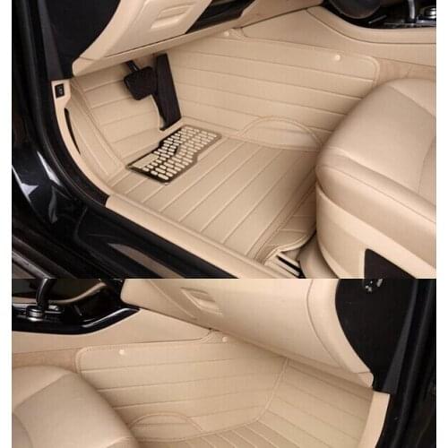 Dedicated No Odor Full Surrounded Carpets Special Car Floor Mats for Dodge Grand Caravan 7seats 2015-2011 Waterproof Carpets