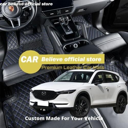 High quality Leather Car Floor mats For Mazda cx-5 cx5 cx 5 2016 2015 Carpets Rugs Pads Accessories