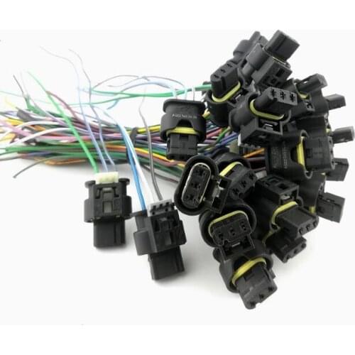 3 Pin Parktronic PTS PDC Connector Plug Wire Cable Repair Kit A0225452426 For BMW Mercedes-Benz W205 C117 X156 W176 W246 W212