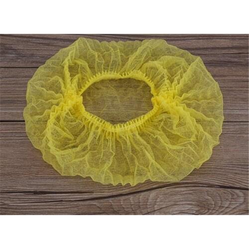 5PCS Non-woven Disposable Shower Caps Pleated Anti Dust Hat Women Men Bath Caps for Spa Hair Salon Beauty Accessories