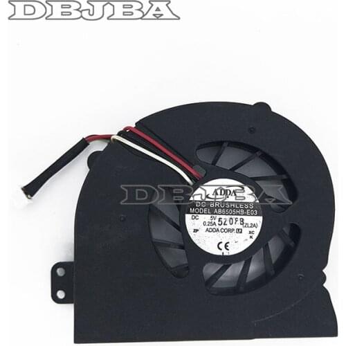 New CPU cooling fan for Acer Aspire 1650 3630 3000 1690 5000 3500 4080 TM4100 laptop fan B0506PGV1-8A AB6505HB-E03 cooler fan