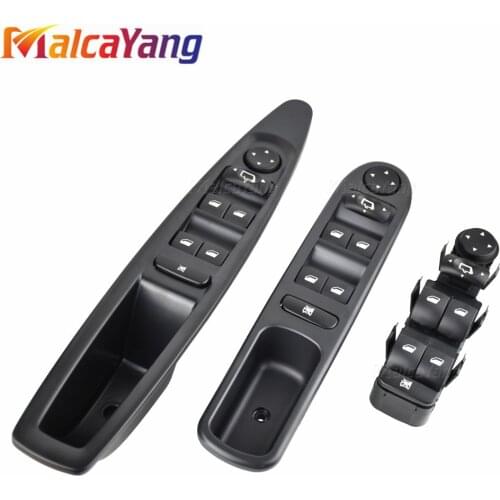Window Switch For Citroen C4 Sega triumph Car Front Left Master Electric Power Control Switch Buttons 9651464577 6554HA