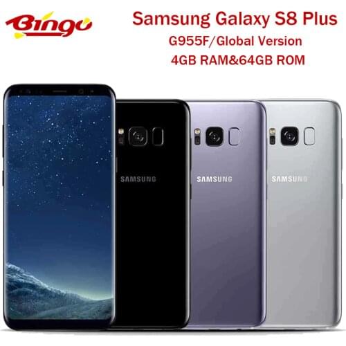 Samsung Galaxy S8+ S8 Plus Original Global Version G955F 4G Android Phone Exynos Octa Core 6.2" 12MP RAM 4GB ROM 64GB NFC