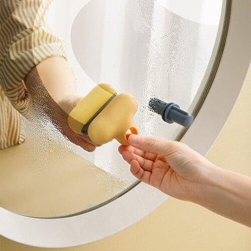 Glass Wiper Small T Mirror Wiper Household Wiper Tools Wall Suction TPR Glass Cleaner bathroom decoration