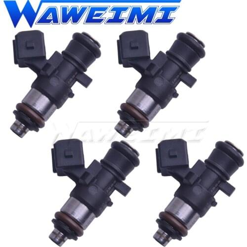 WAWEIMI 4x Fuel Injector Nozzle OE 0280158046 For Dacia Renault 1.2L 16V D4F RENAULT 12ohm 05-09