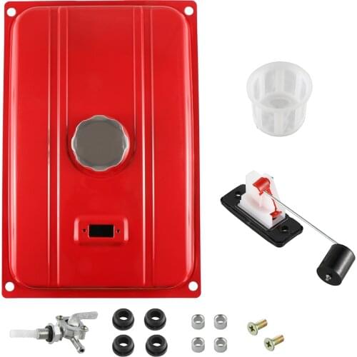 Universal 5 Gallon Generator Gas Fuel Tank Valve Chrome Cap Engine