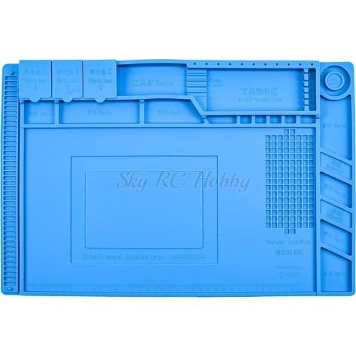 45x30cm Heat Insulation Silicone Pad Desk Magnetic Silica Soldering Station Maintenance Platform For BGA Repair Tool Station RC