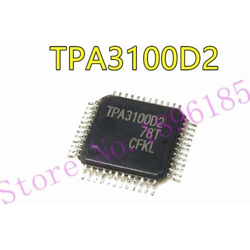 TPA3100D2 QFP authentic audio LCD driver chips[Old version datasheet] 20-W STEREO CLASS-D AUDIO POWER AMPLIFIER
