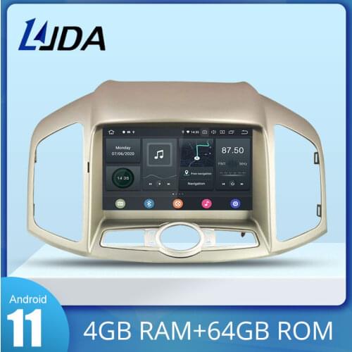 LJDA Android 10.0 Car DVD Player for Chevrolet Captiva 2006-2015 multimedia Autoaudio 2 Din Car Radio GPS Navigation WIFI 4G+64G