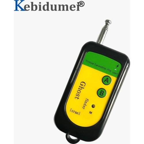 Kebidumei RF Wireless Signal Detector Tracker Mini Camera Finder Sensor 100-2400 Mhz Frequency 12V Alarm Device Radio Check