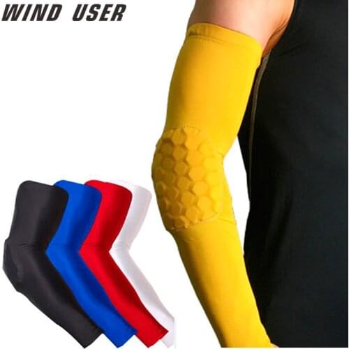 Long Beehive Anti-collision Arm Protection Elbow Protection Basketball Tennis Badminton Taekwondo Wheel Skating Men And Womens
