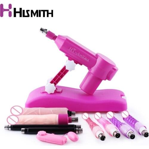 Hismith Water injection Sex machine for Women with Anal sex toys dildo Vibrators Female Masturbation Pumping Gun