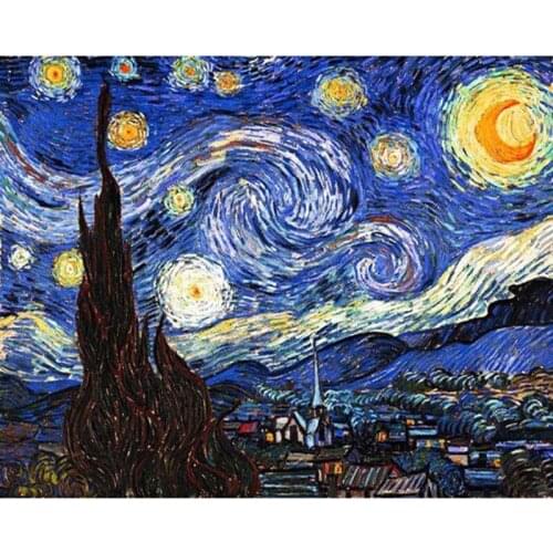 Oil paintings scenery full drills 5D diy embroidery pattern mosaic diamond painting crafts 3d cross stitch kits room decors