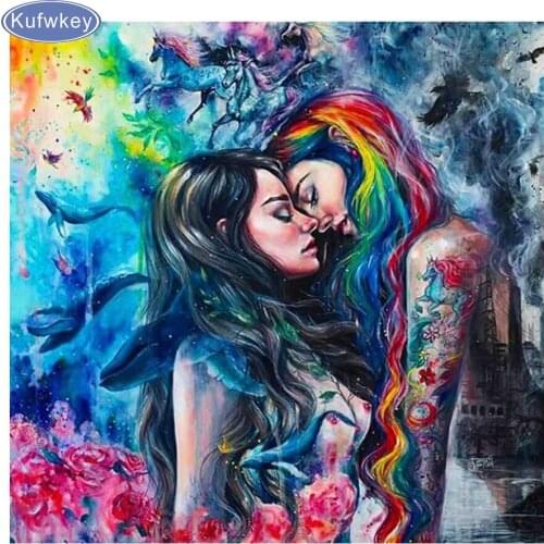 Full 3d diamond embroidery bead patterns square 5d diy diamond painting horse Floral fairy puzzle painting needlework wall decor