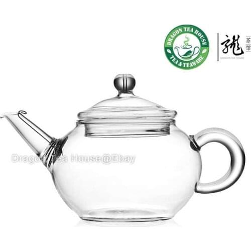 Chinese Mini Clear Glass Tea Pot 220ml B-204