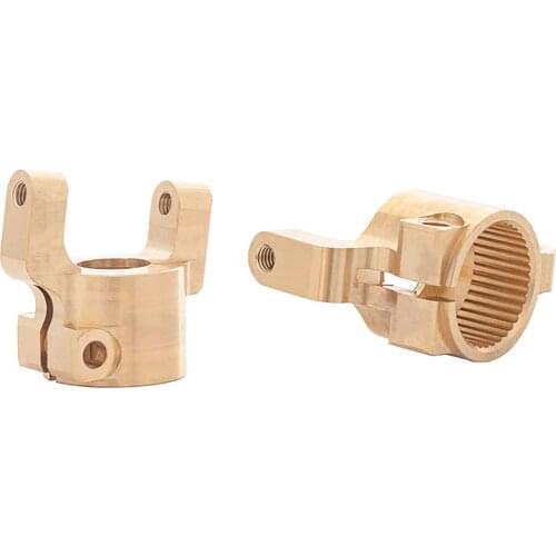 Brass Heavy Duty Front C Hub Carrier Caster Block C Seat for Axial SCX10 II 90046 90047 1/10 RC Crawler Car Parts