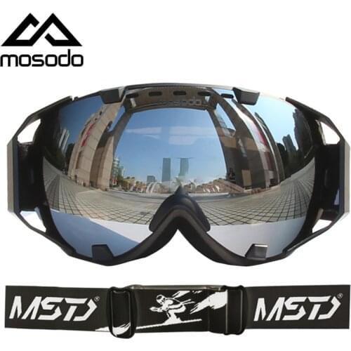 Mosodo Ski Goggles Man Women UV400 Protection Snowboard Eyewear Anti-fog Mask Glasses Outdoor Sport Skate Skiing Snow Goggles