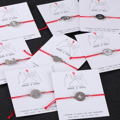 Fashion stainless steel Tag Bracelet couple Bracelet carving Bracelet heart-shaped mens and womens bracelet friendship