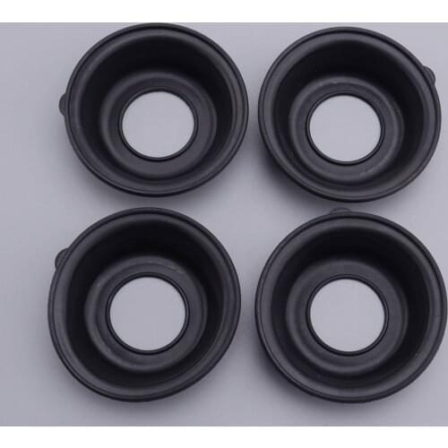 4PCS Black Rubber Carburetor Repair Kit Plunger Diaphragm Accessories fit for Yamaha XJ650 L Seca Turbo 650 1982 1983
