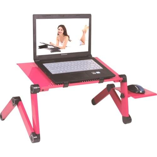 Laptop Desk Aluminum laptop Table,computer sofa desk,Adjustable and foldable portable table for Office Study Leisure