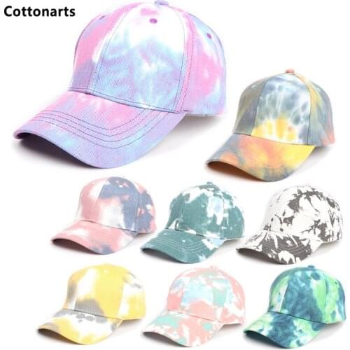 New Popular Tie-dye Baseball Cap Sports Visor Sun Hats Adjustable Snapback Cap Unisex Hip Hop Hat Dad Hats Casquette Hat Gorras
