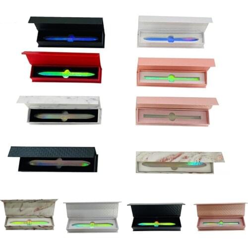 New Color Eyelash Eyeliner Glue Box Different Lash Eye Liner Adhesive Empty Case print logo Cosmetic Packing Boxes makeup