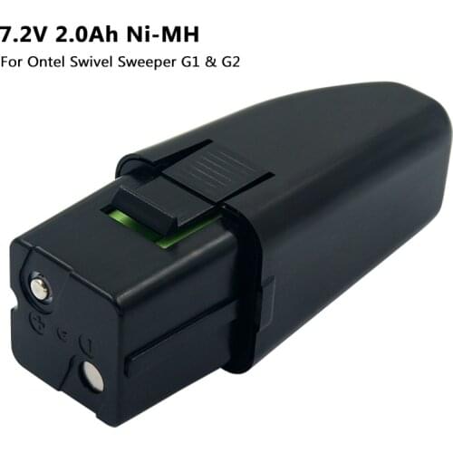 Ni-MH 7.2V 2000mAh Replacemen Rechargeable Battery for t Vacuum Cleaner Ontel Swivel Sweeper G1 & G2