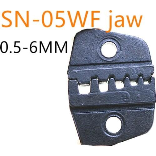 SN-05WF jaw Suitable cable 0.5-6MM Crimping pliers