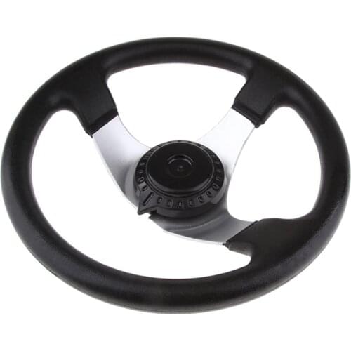 300mm Steering Wheel 3 Spoke Replacement for 150cc 250cc Go Kart Buggy Quad Scooter Universal