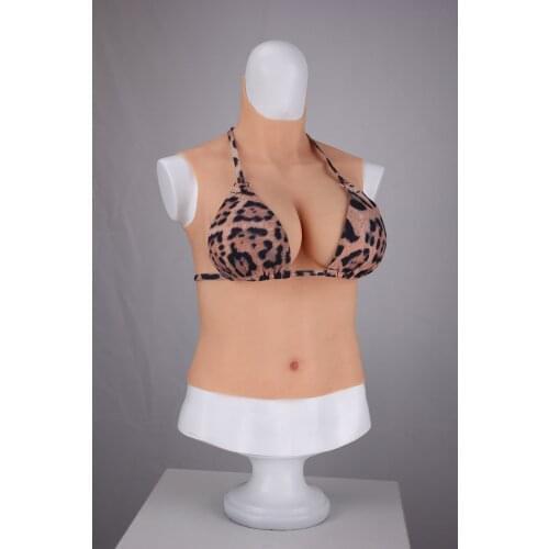 6G Upgrade New C CUP Halfbody Fake Artificial Boobs Realistic Silicone Breast Forms Crossdresser Shemale Transgender Drag Queen