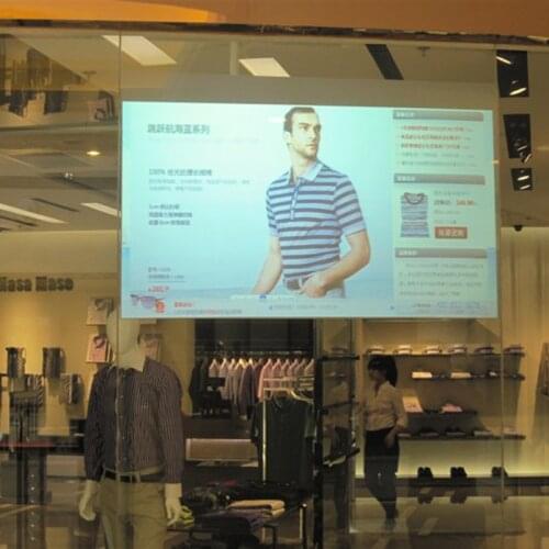 SUNICE Use for Advertising Projection Transparent Holographic Screens rear projection film Self-adhesive House Office 1.52mx10m